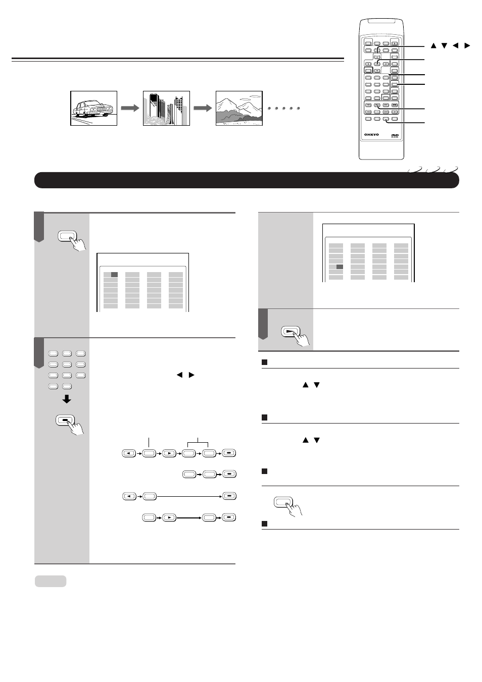 Playing in a favorite order | Onkyo DV-S717 User Manual | Page 24 / 52