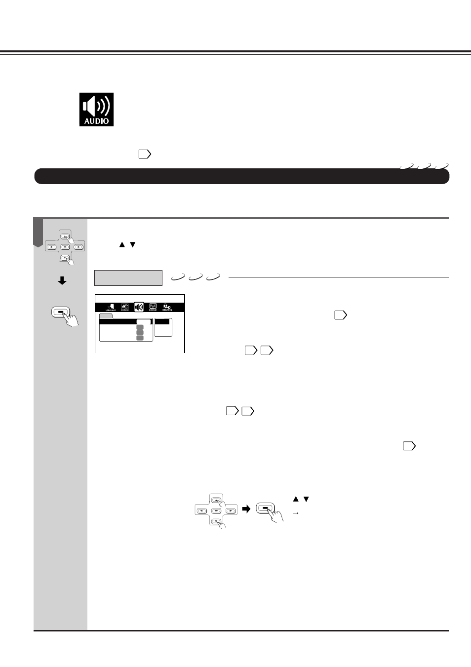 Customizing the function settings, Continued), Audio setting | Onkyo DV-S717 User Manual | Page 38 / 52