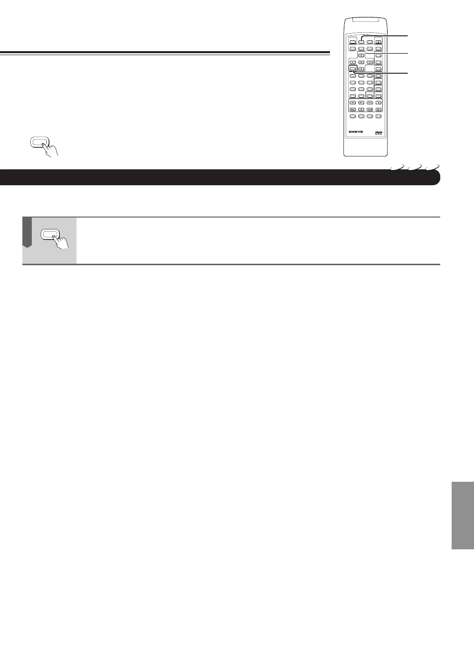 Function setup, Press setup, The setting menu disappears | Onkyo DV-S717 User Manual | Page 45 / 52