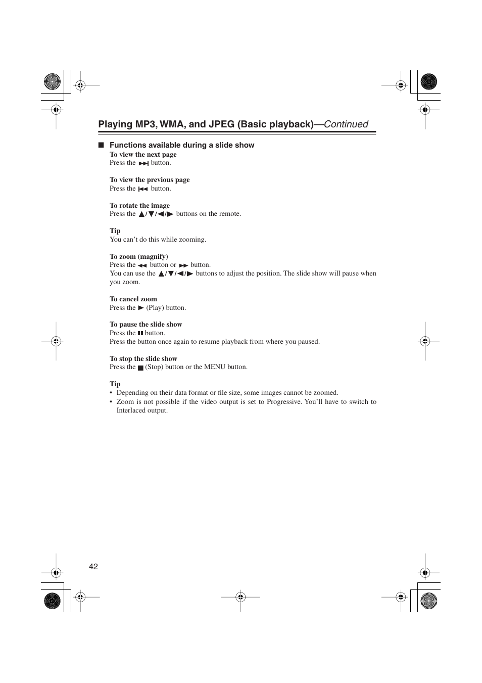 Onkyo PR-155X User Manual | Page 42 / 84