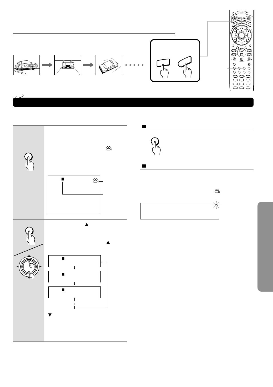 Selecting the camera angle, Changing the camera angle, Press clear | Press mode dvd or mode audio first, Angle, Clear, Au dio dvd, Remote controller only | Onkyo DR-S2.0 User Manual | Page 45 / 72