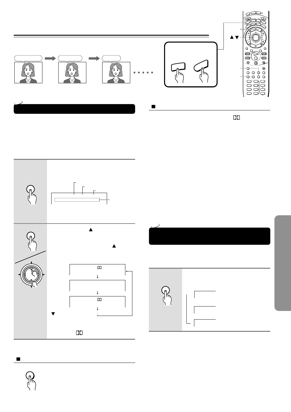 Selecting a playback audio setting, Selecting sound channels on video cds, About recording systems | Press audio during playback, Press clear, Press mode dvd or mode audio first | Onkyo DR-S2.0 User Manual | Page 47 / 72