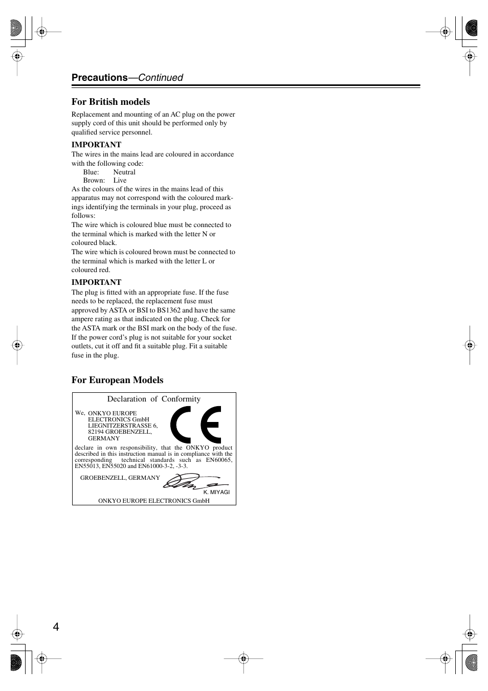 Onkyo TX-SR875 User Manual | Page 4 / 120