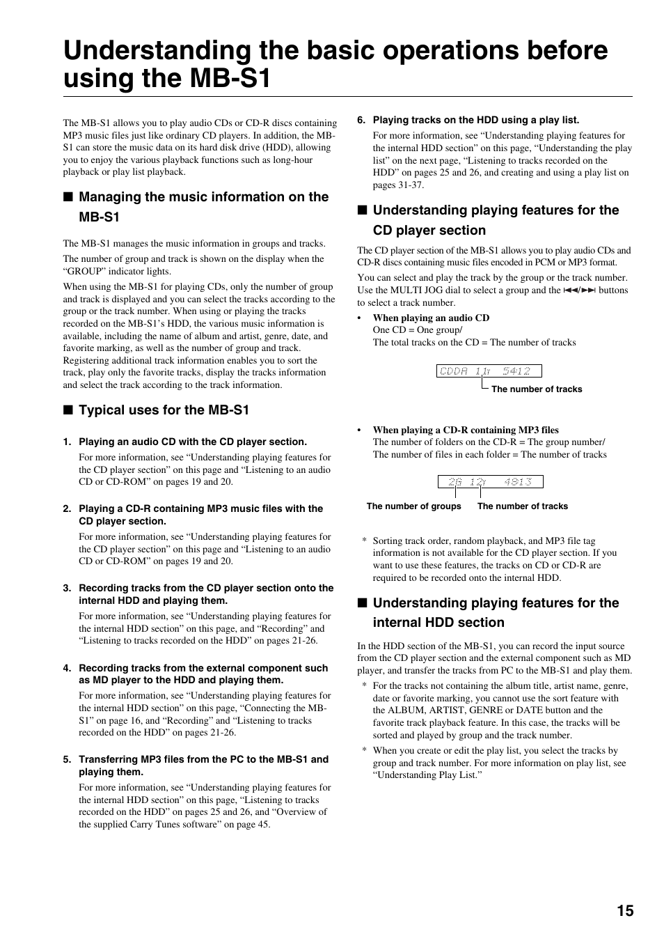 Onkyo MB-S1 User Manual | Page 16 / 62