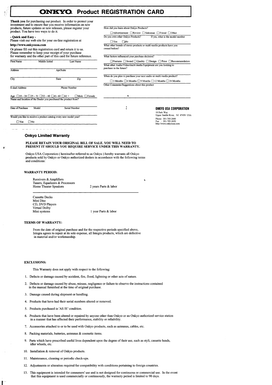 Onkyo MB-S1 User Manual | Page 62 / 62