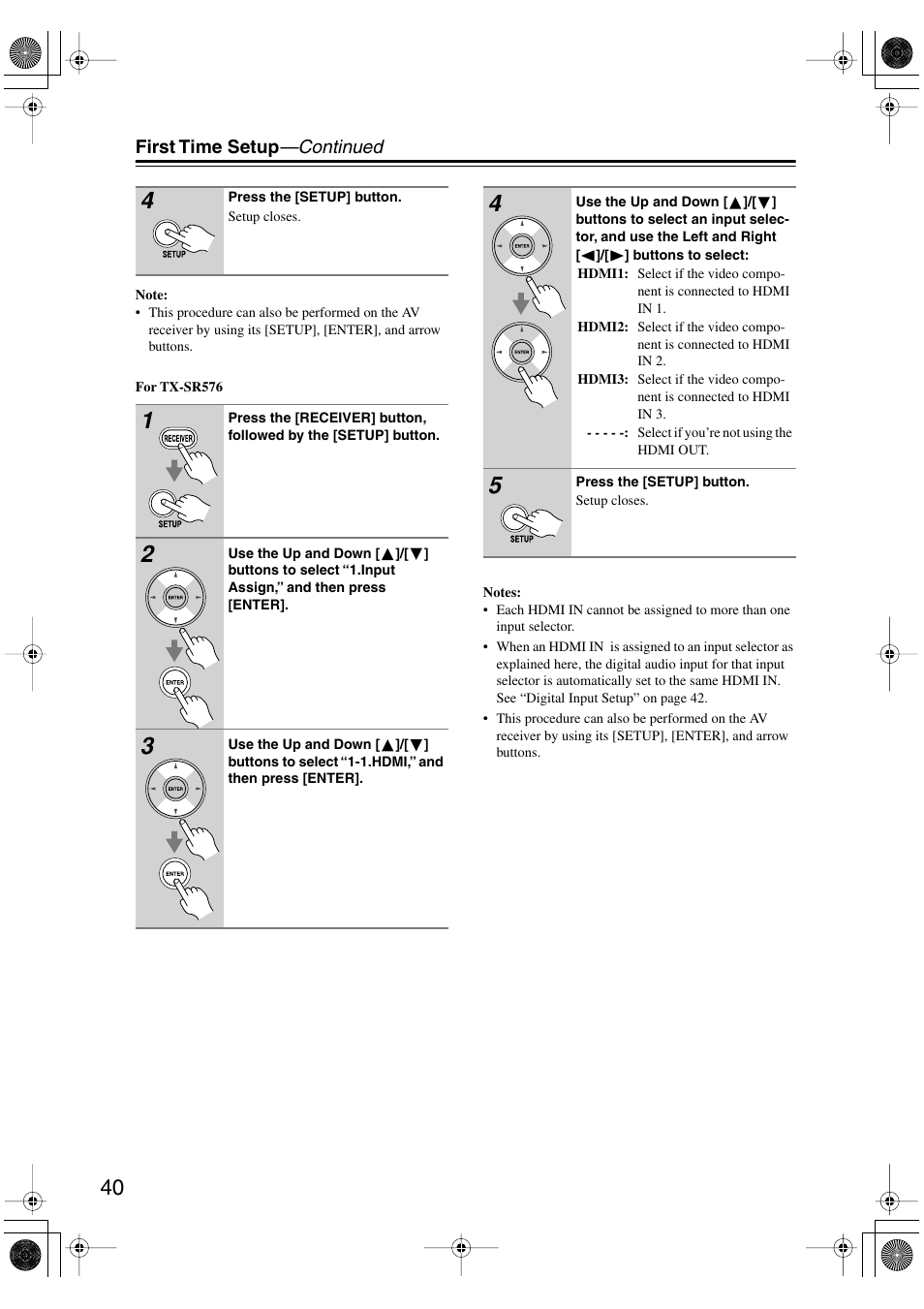 Onkyo TX-SR506 User Manual | Page 40 / 96