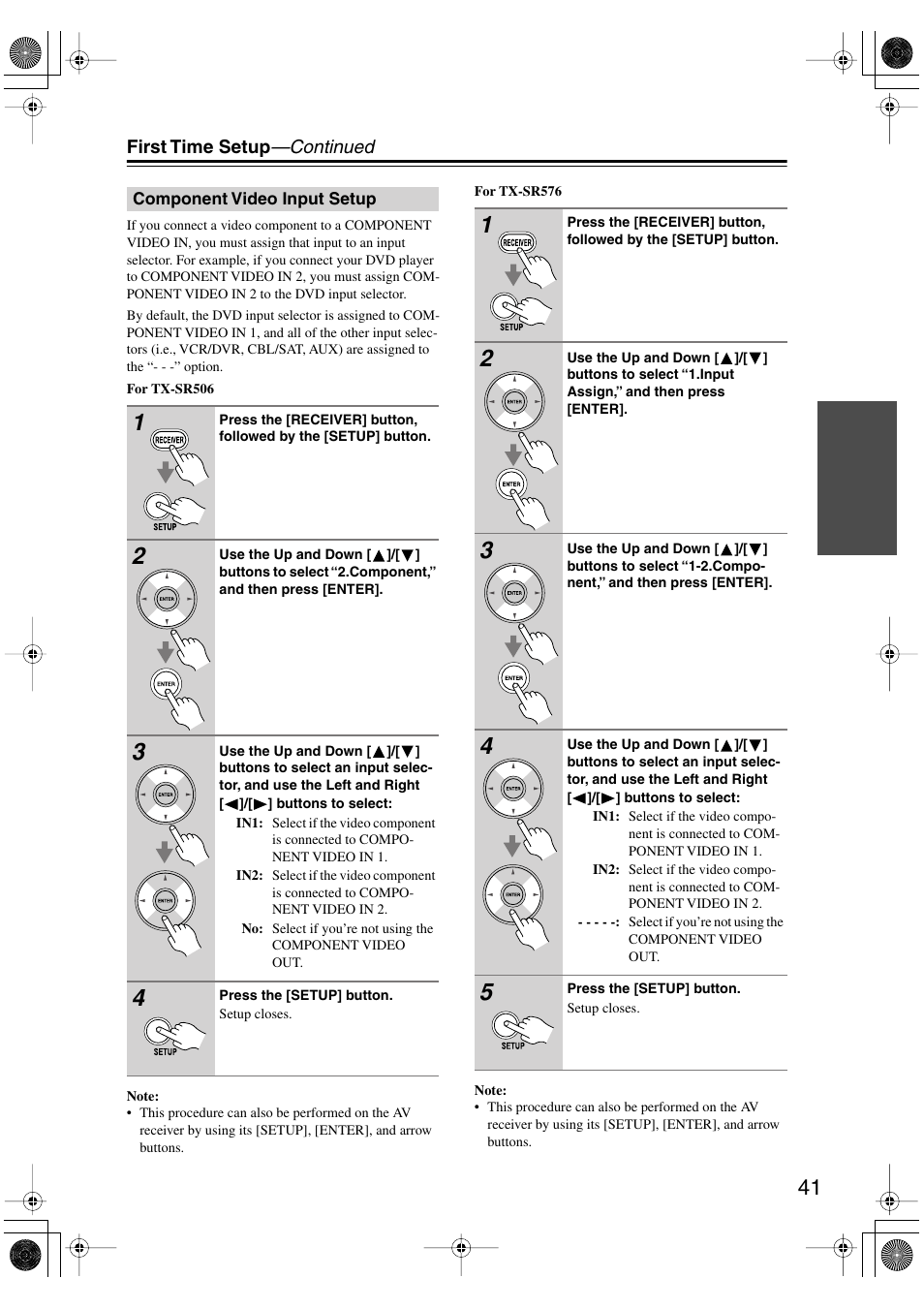 Onkyo TX-SR506 User Manual | Page 41 / 96