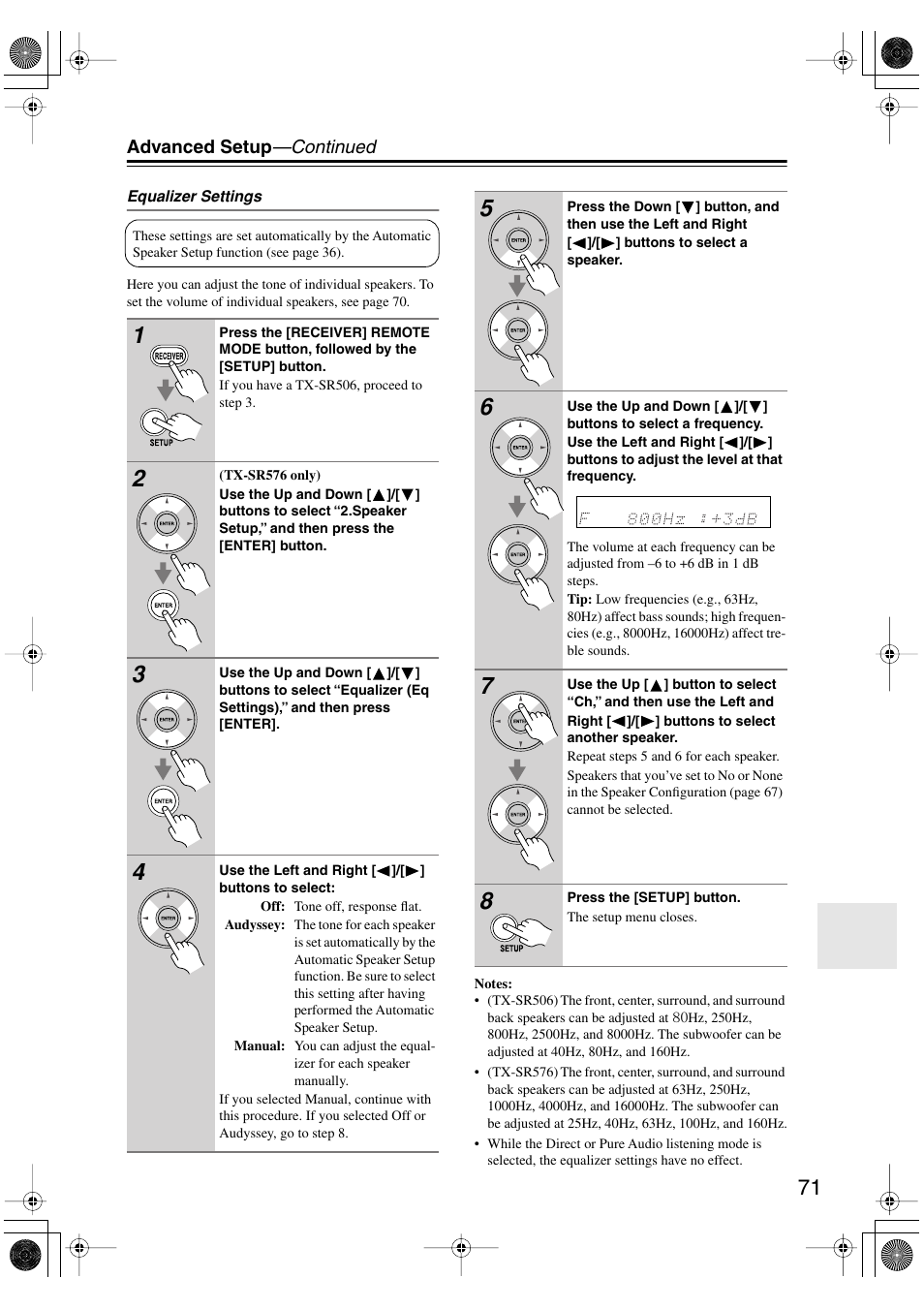 Onkyo TX-SR506 User Manual | Page 71 / 96