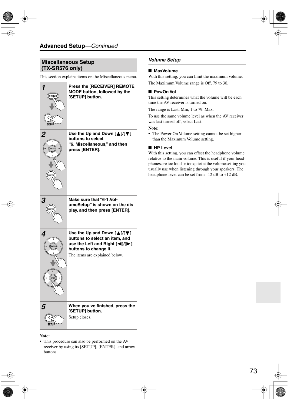 Onkyo TX-SR506 User Manual | Page 73 / 96