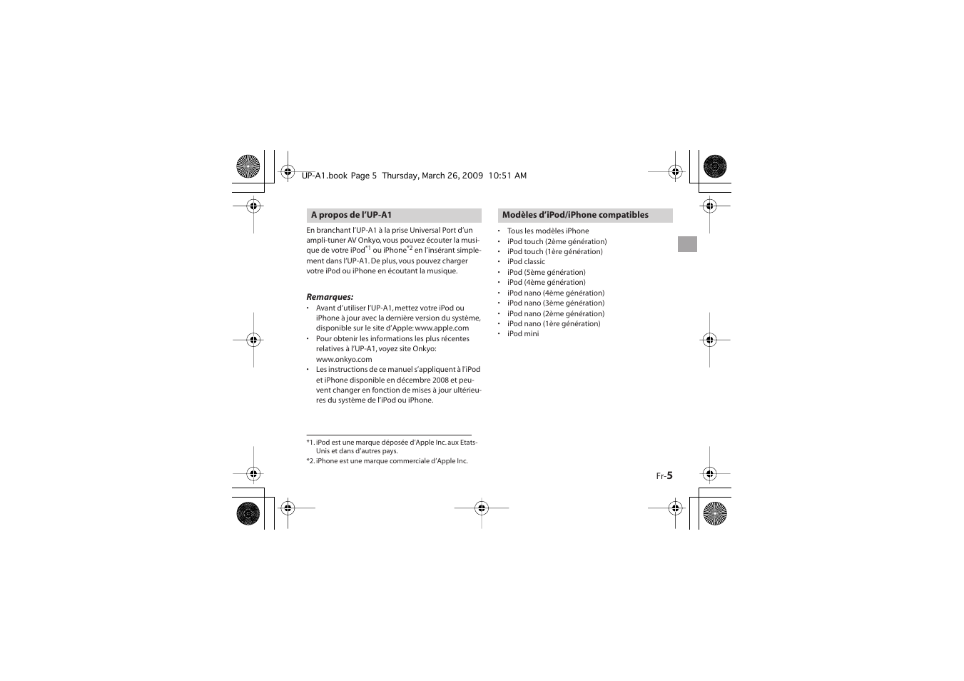 Onkyo UP-A1 User Manual | Page 11 / 76