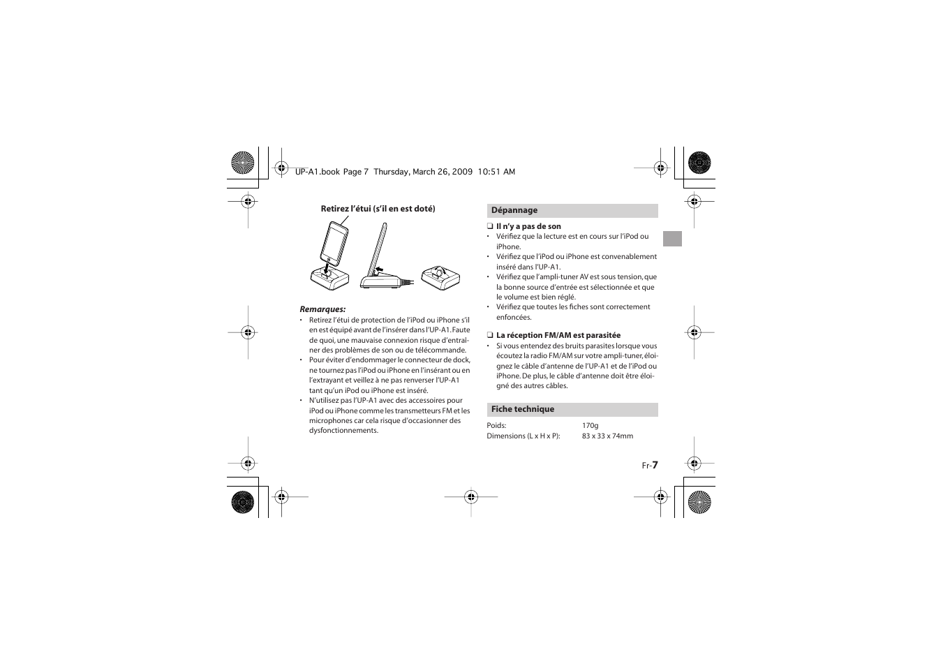 Onkyo UP-A1 User Manual | Page 13 / 76