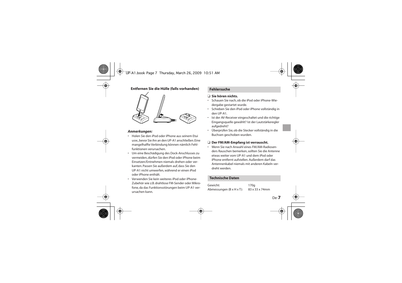 Onkyo UP-A1 User Manual | Page 31 / 76