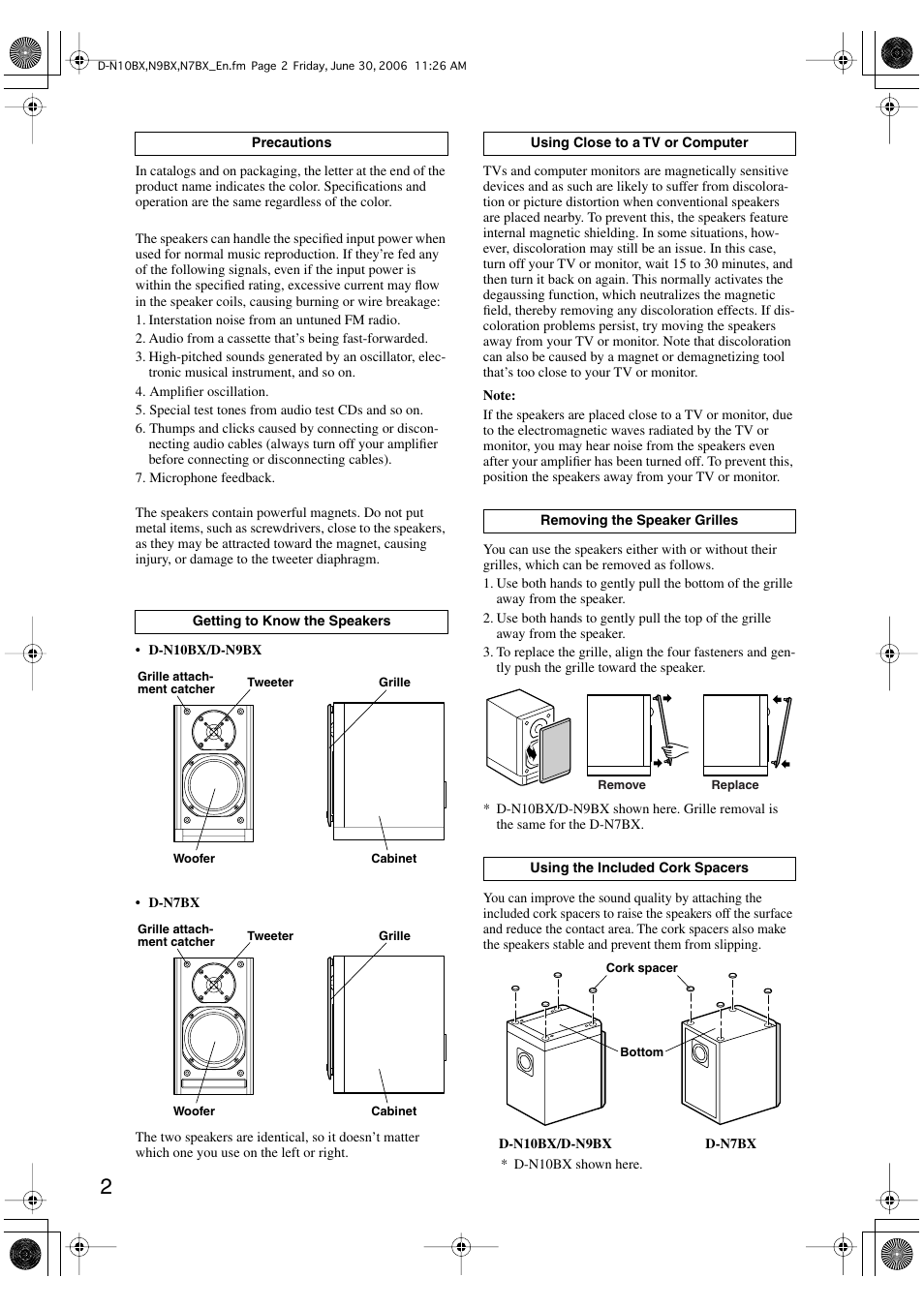 Onkyo D-N7BX User Manual | Page 2 / 4