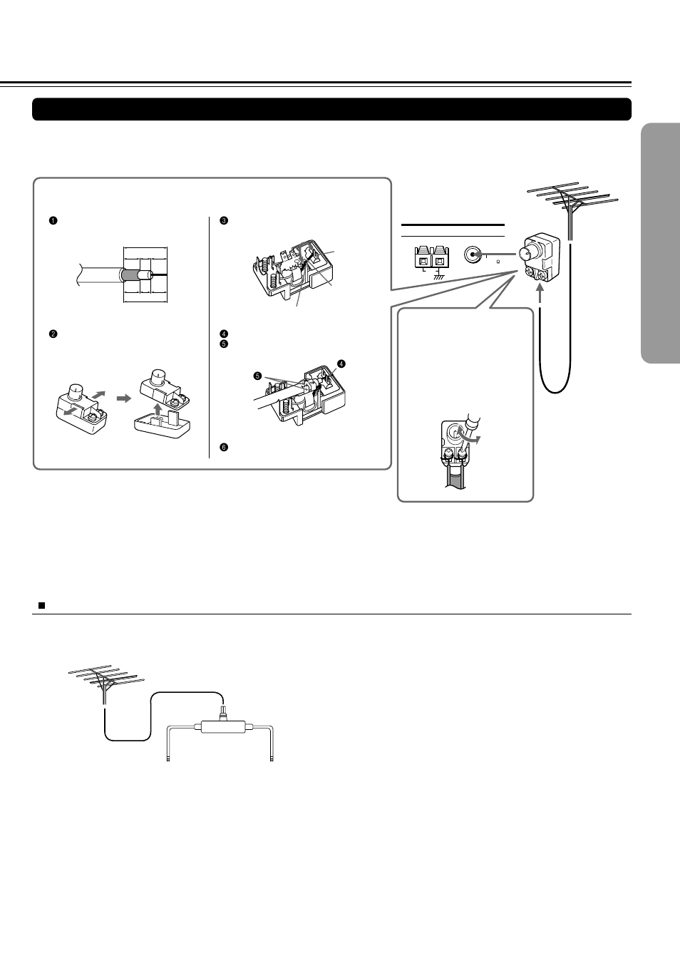 Connecting an fm outdoor antenna (aerial), Directional iinkage | Onkyo DR-2000 User Manual | Page 15 / 72