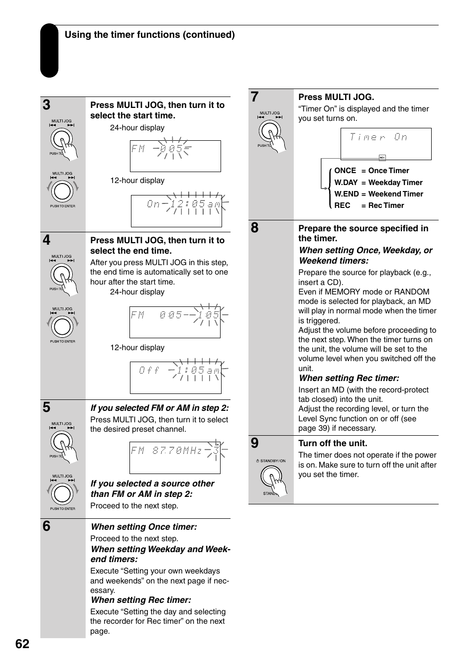 Onkyo FR-N3X User Manual | Page 62 / 72