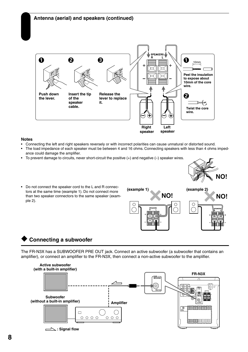 Onkyo FR-N3X User Manual | Page 8 / 72
