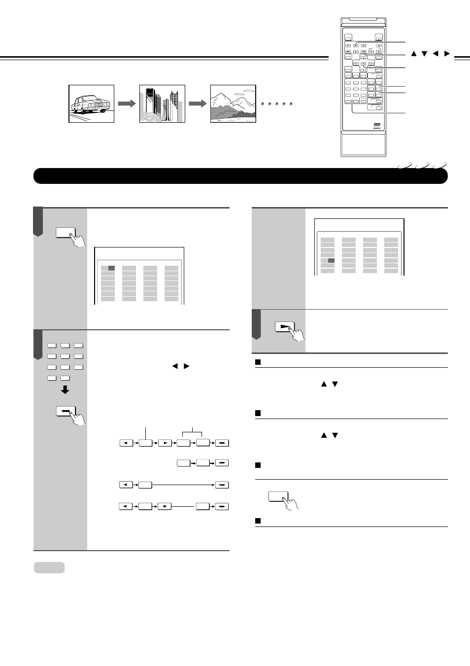 Playing in a favorite order, The following display appears | Onkyo DV-S525 User Manual | Page 24 / 44