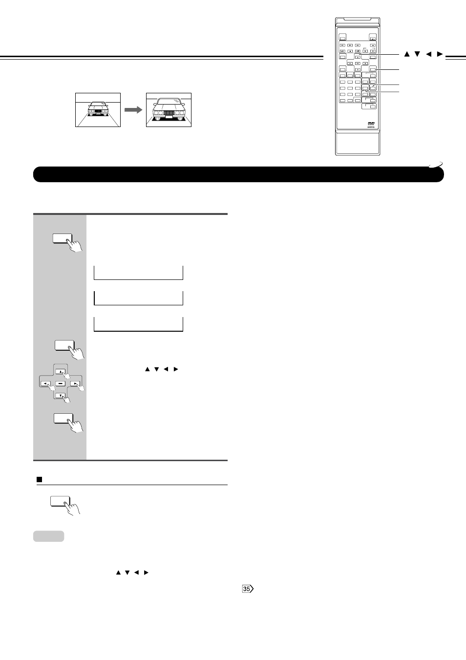 Zooming a picture, Press zoom during normal, slow or still playback, You can magnify areas within a picture | Press zoom repeatedly so that "zoom" disappears, Clear zoom / / / return | Onkyo DV-S525 User Manual | Page 26 / 44