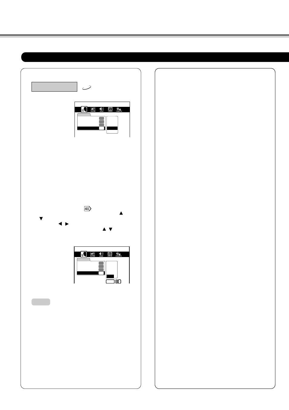 Customizing the function settings, Continued), Setting details | Onkyo DV-S525 User Manual | Page 34 / 44