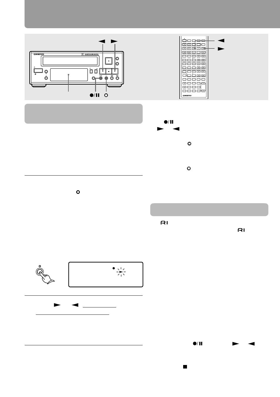 Recording (continued), Cd synchro recording, Operations | Display | Onkyo K-505TX User Manual | Page 14 / 28
