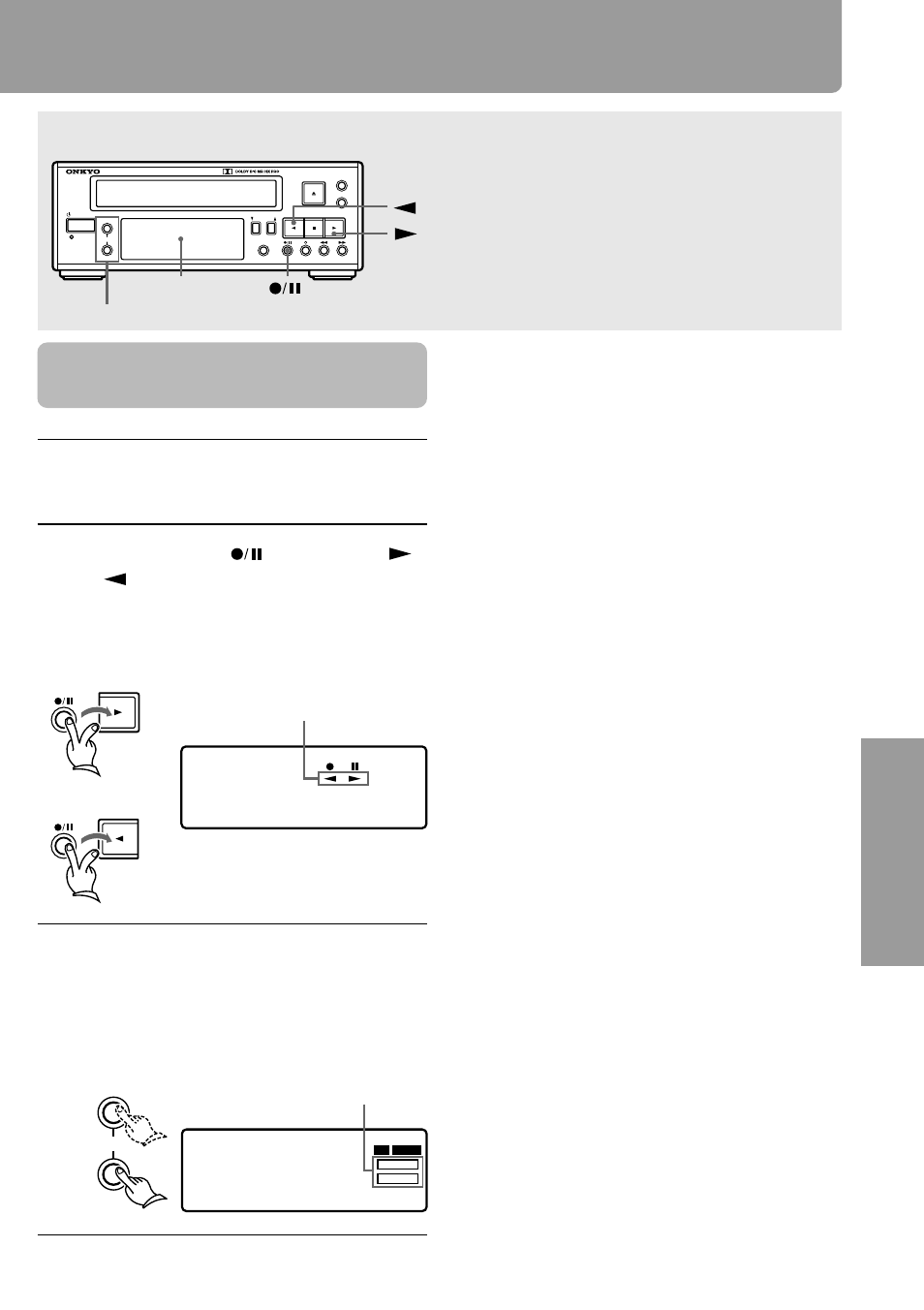 Starting dubbing cd without rewinding the tape, K-505tx (this unit), Follow steps 1 to 5 starting from page 16 | Onkyo K-505TX User Manual | Page 19 / 28