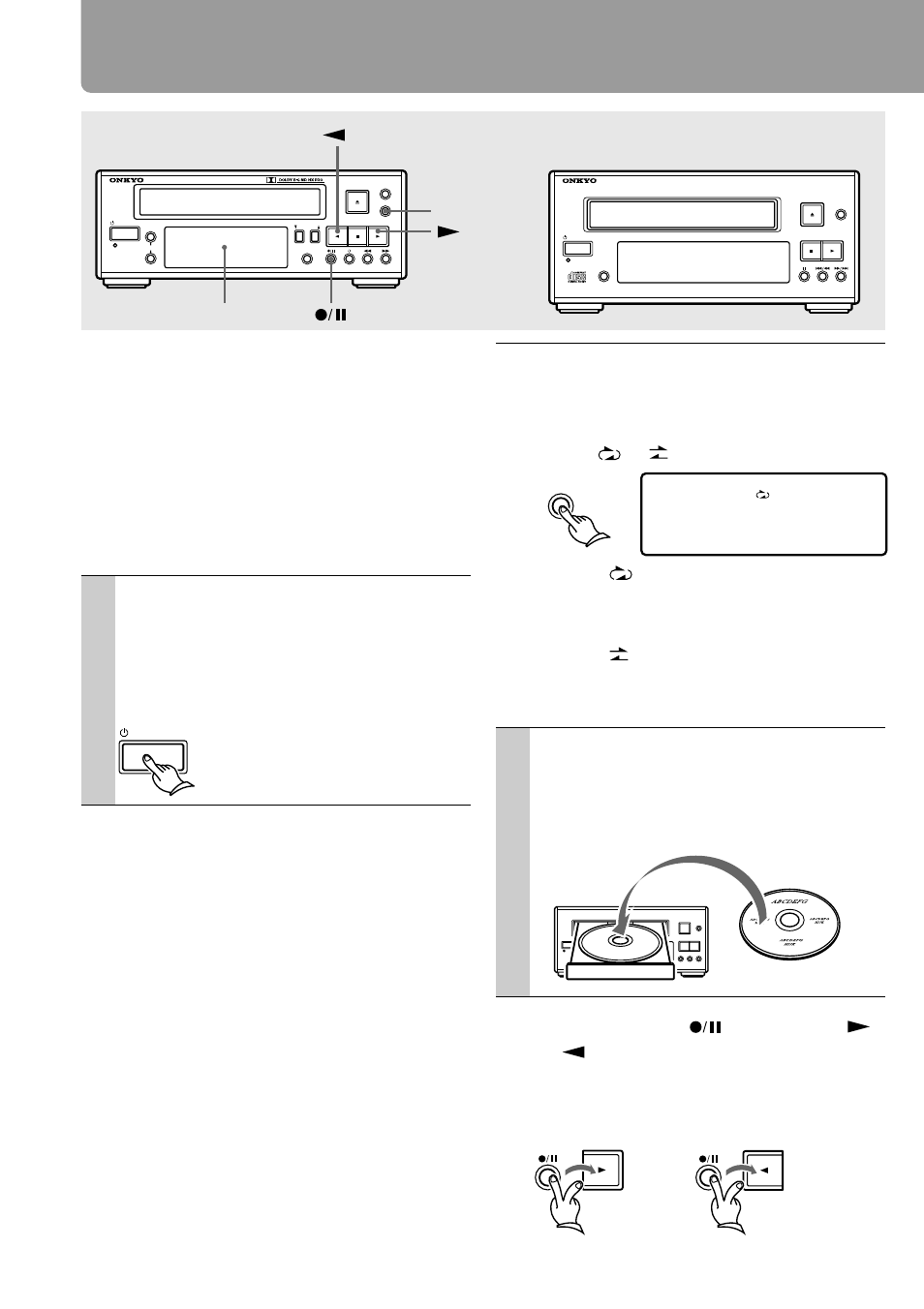 K-505tx (this unit), Press rev. mode to select the reverse mode, Before starting | Onkyo K-505TX User Manual | Page 20 / 28