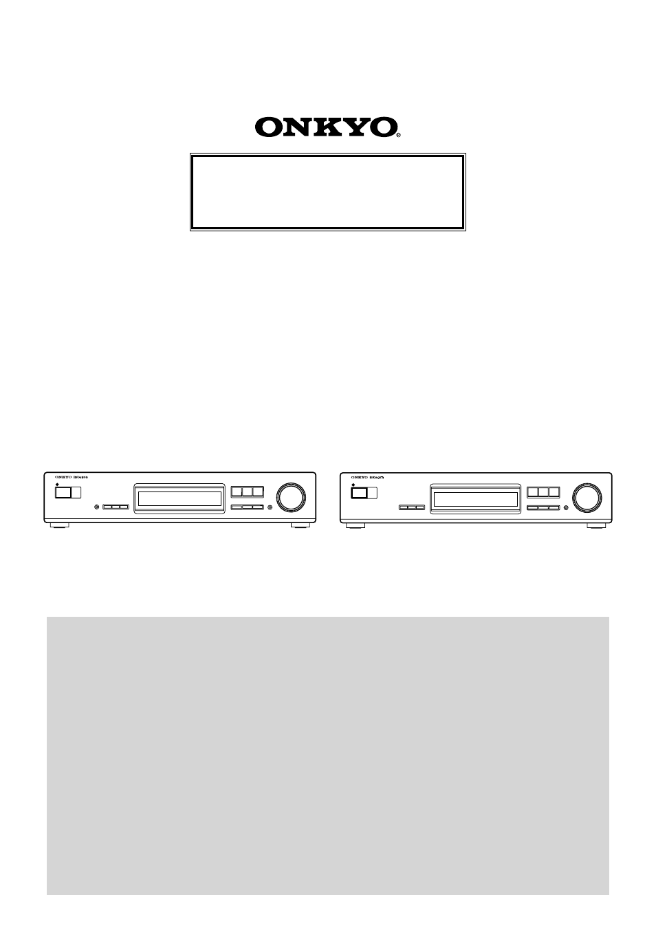 Onkyo T-4711 User Manual | 20 pages