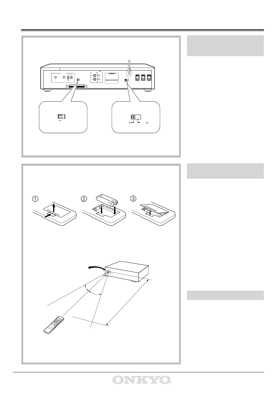 Before using this unit, Voltage selector, Tuning step frequency | Onkyo T-4711 User Manual | Page 4 / 20