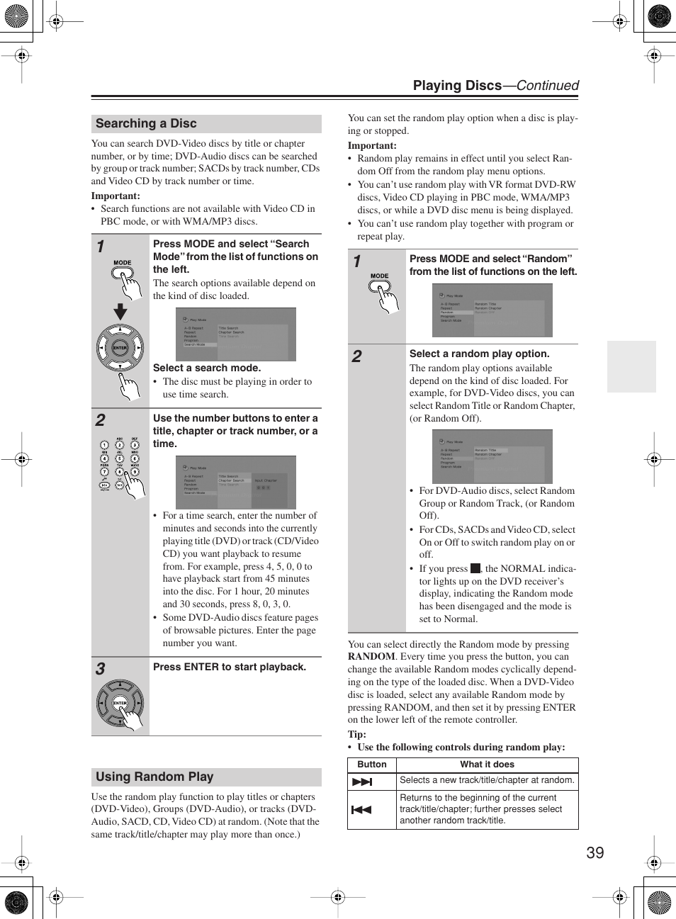 Onkyo DR-815 User Manual | Page 39 / 84