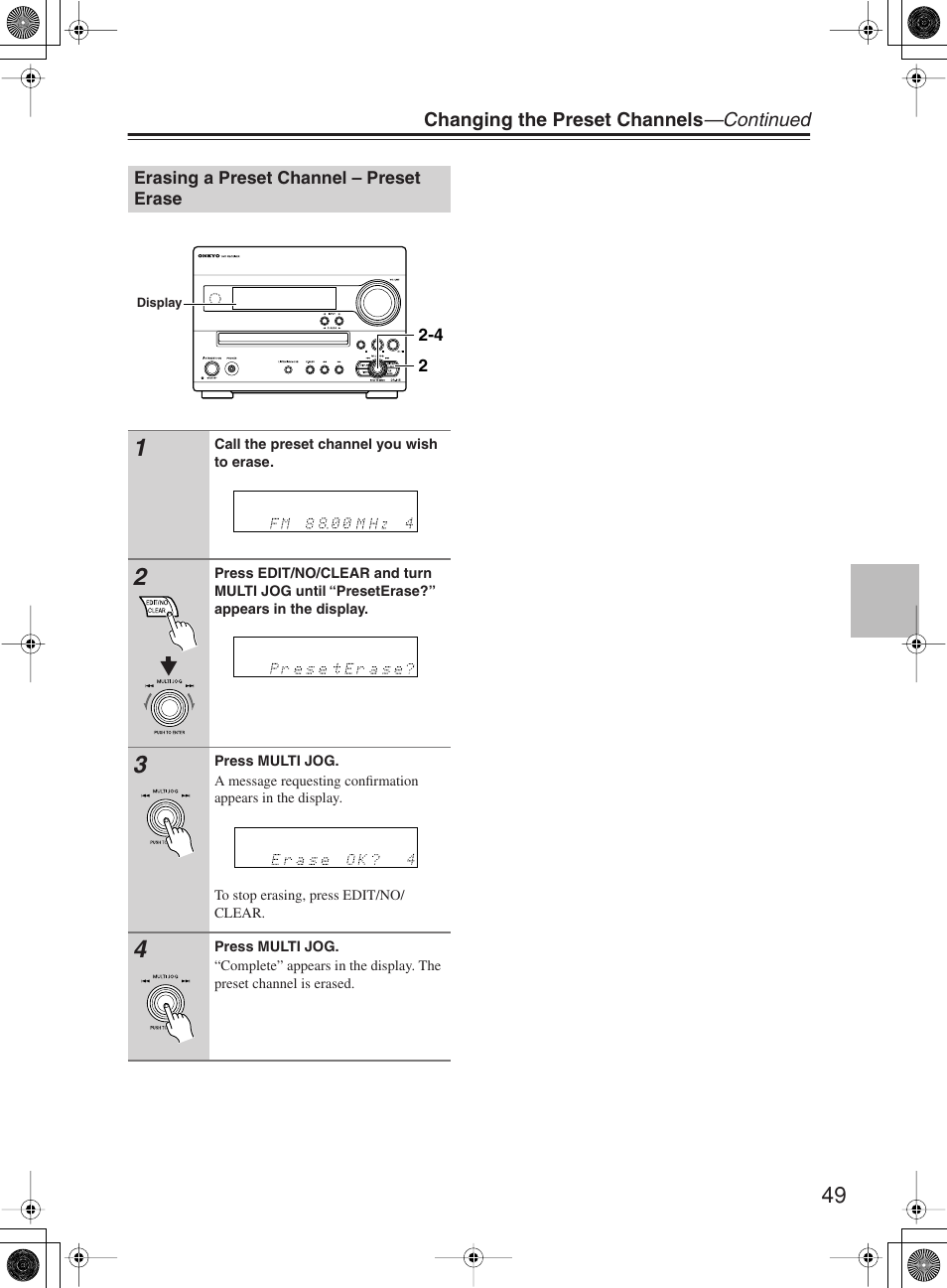 Onkyo DR-815 User Manual | Page 49 / 84