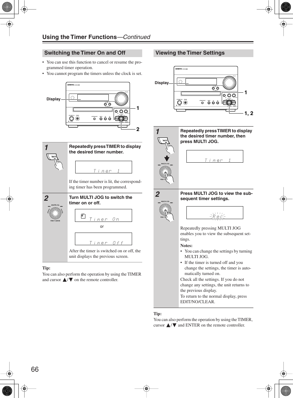 Onkyo DR-815 User Manual | Page 66 / 84