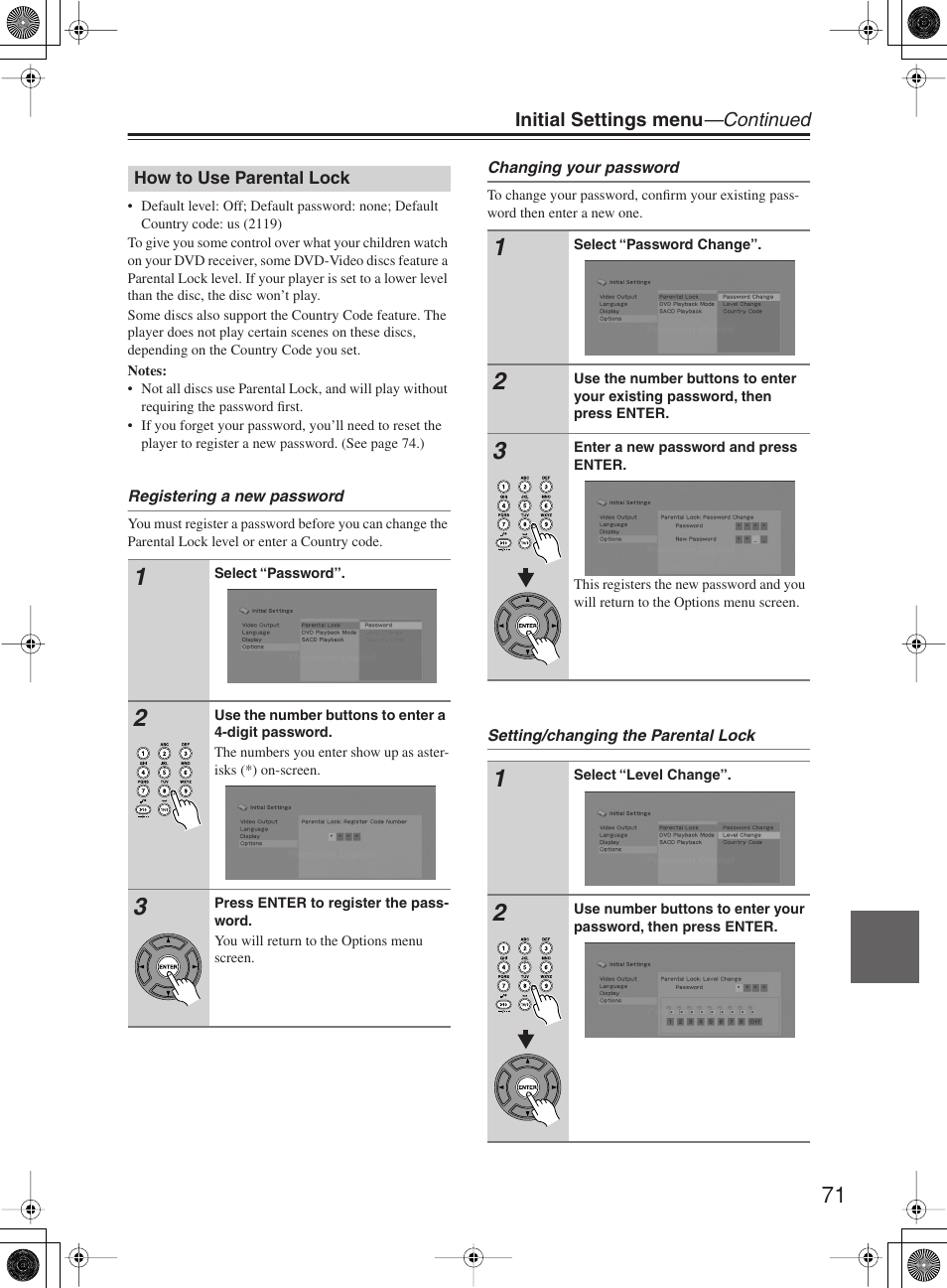 Onkyo DR-815 User Manual | Page 71 / 84