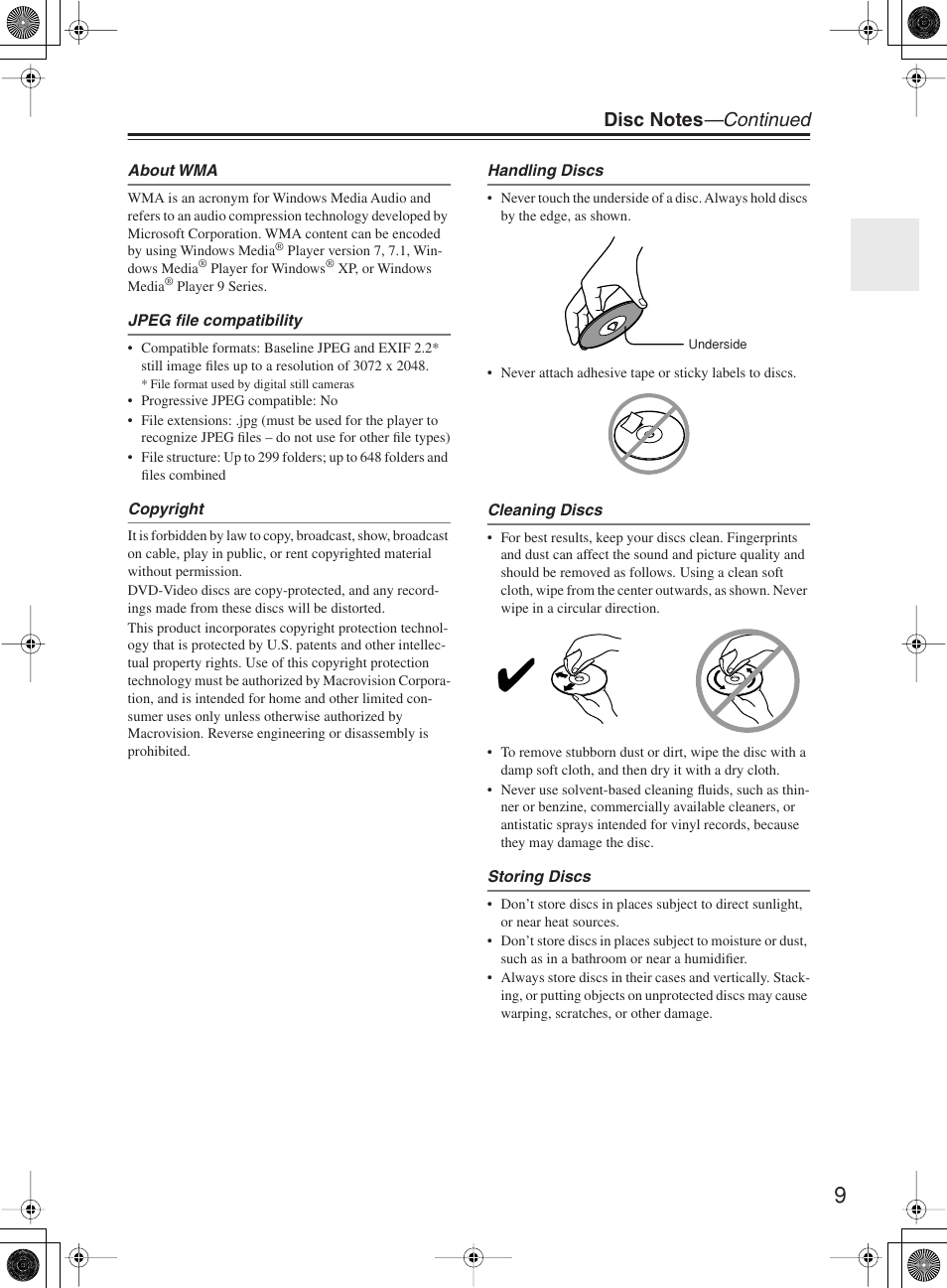 Onkyo DR-815 User Manual | Page 9 / 84
