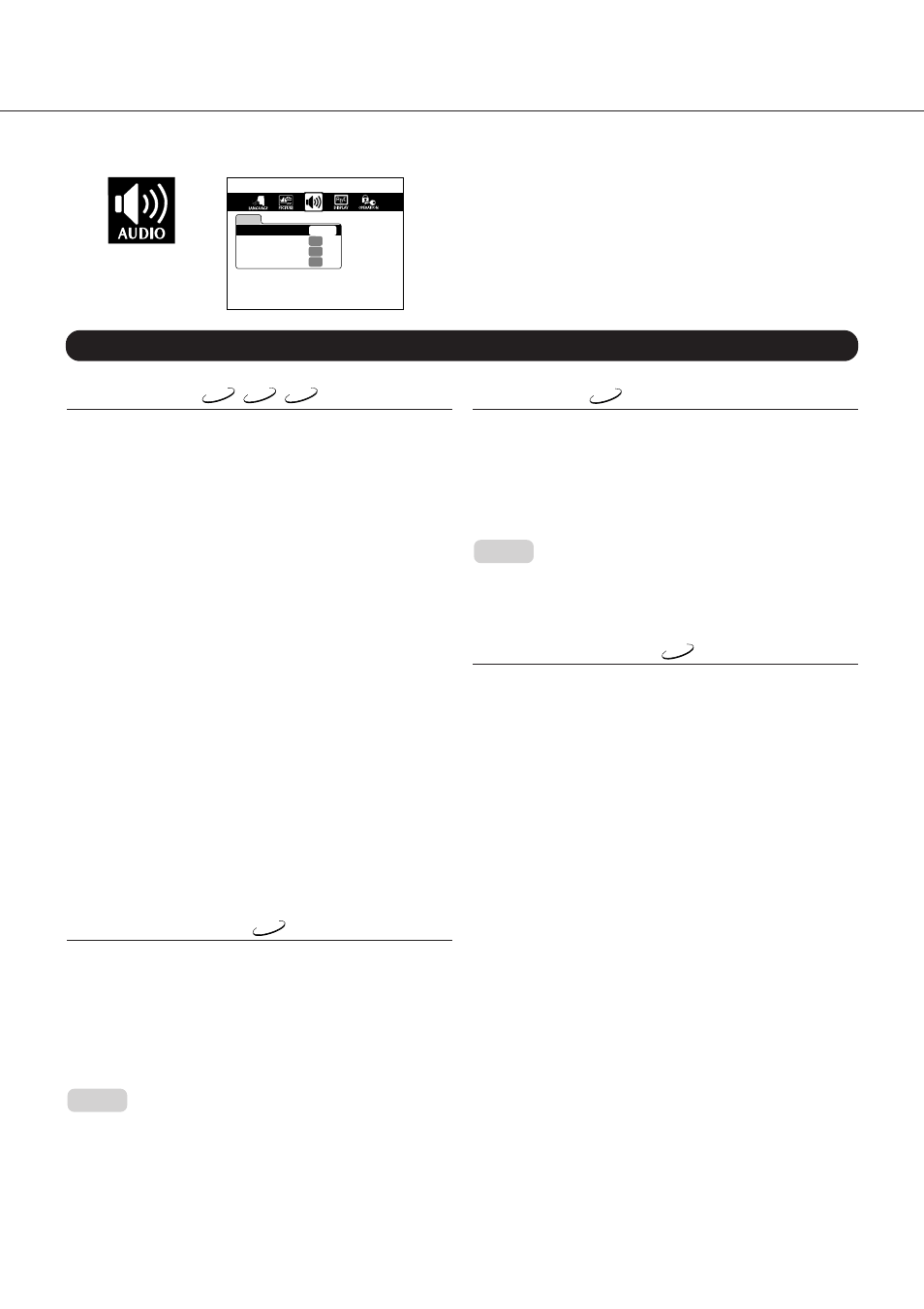 Audio settings, Advanced settings, Continued) | Onkyo DV-C501 User Manual | Page 36 / 44