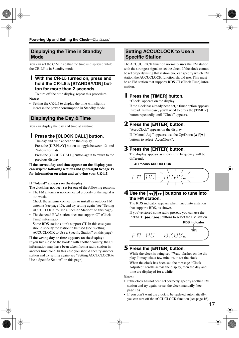 Onkyo CR-L5 User Manual | Page 17 / 32