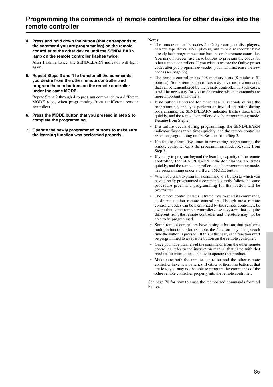 Onkyo TX-DS797 User Manual | Page 65 / 76