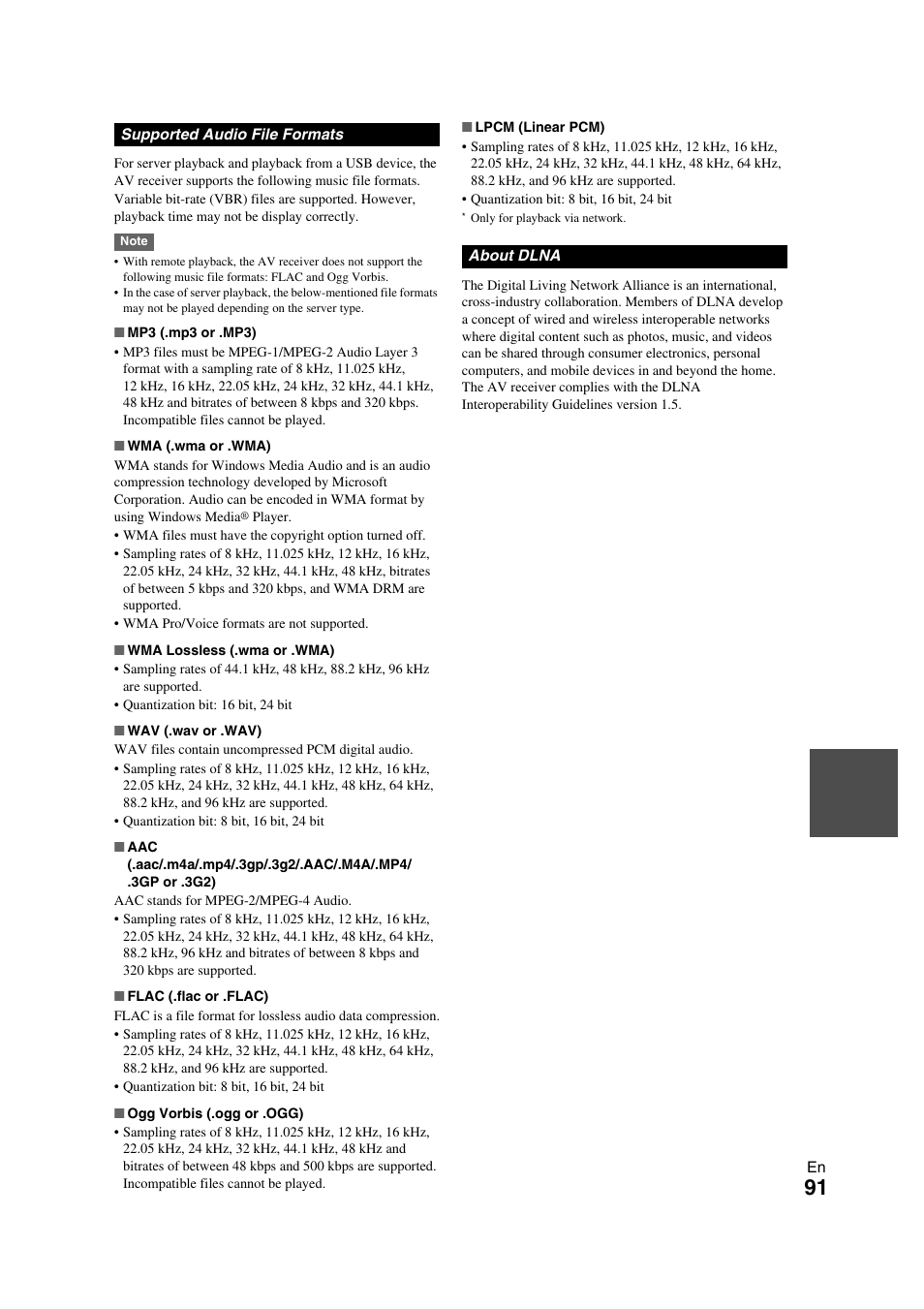 Onkyo TX-NR709 User Manual | Page 91 / 96