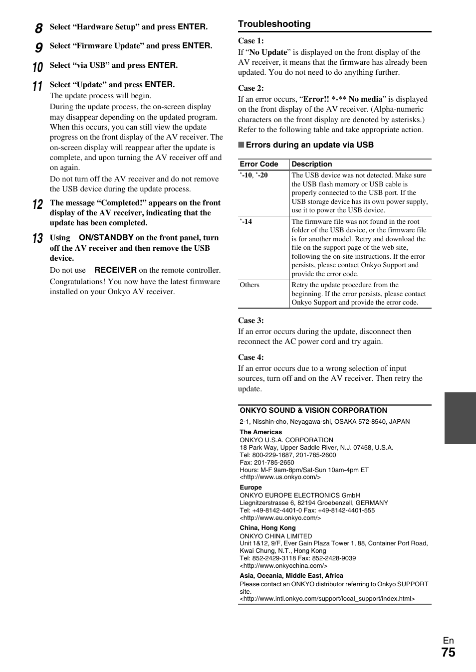 Onkyo Network A/V Receiver HT-R690 User Manual | Page 75 / 84