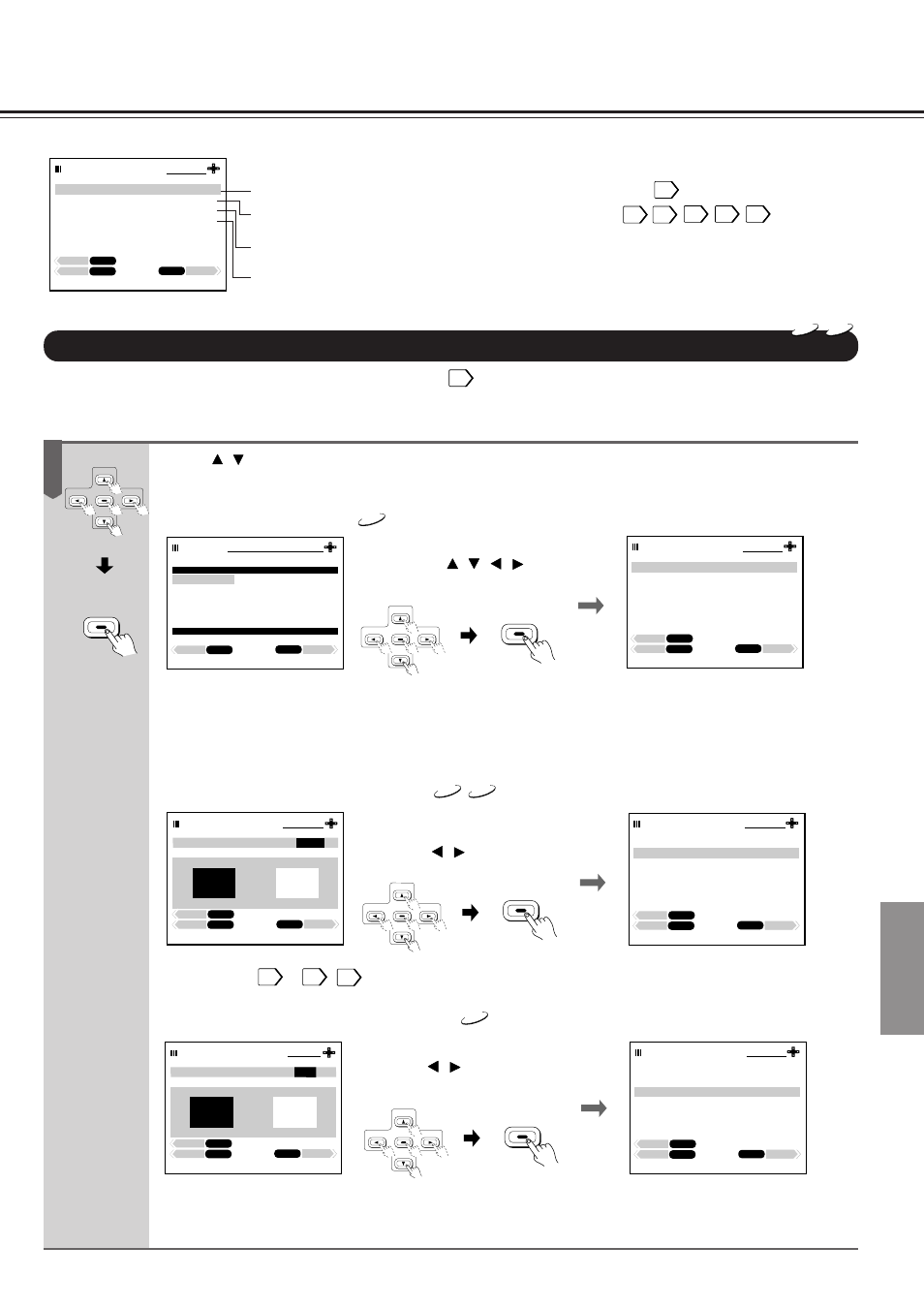 Setting the audio sound, Function setup, Press / to select the item, then press enter | When audio is selected, When audio out sel. is selected, When d range control is selected, The setting screen of your selected item appears, Audio setting | Onkyo DV-S501 User Manual | Page 31 / 44