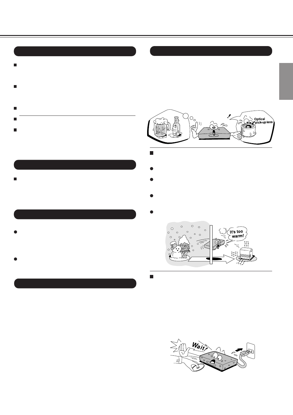 Precautions | Onkyo DV-S501 User Manual | Page 5 / 44