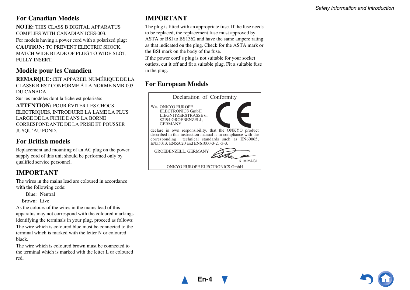 Onkyo Network A/V Receiver TX-NR1010 User Manual | Page 4 / 164