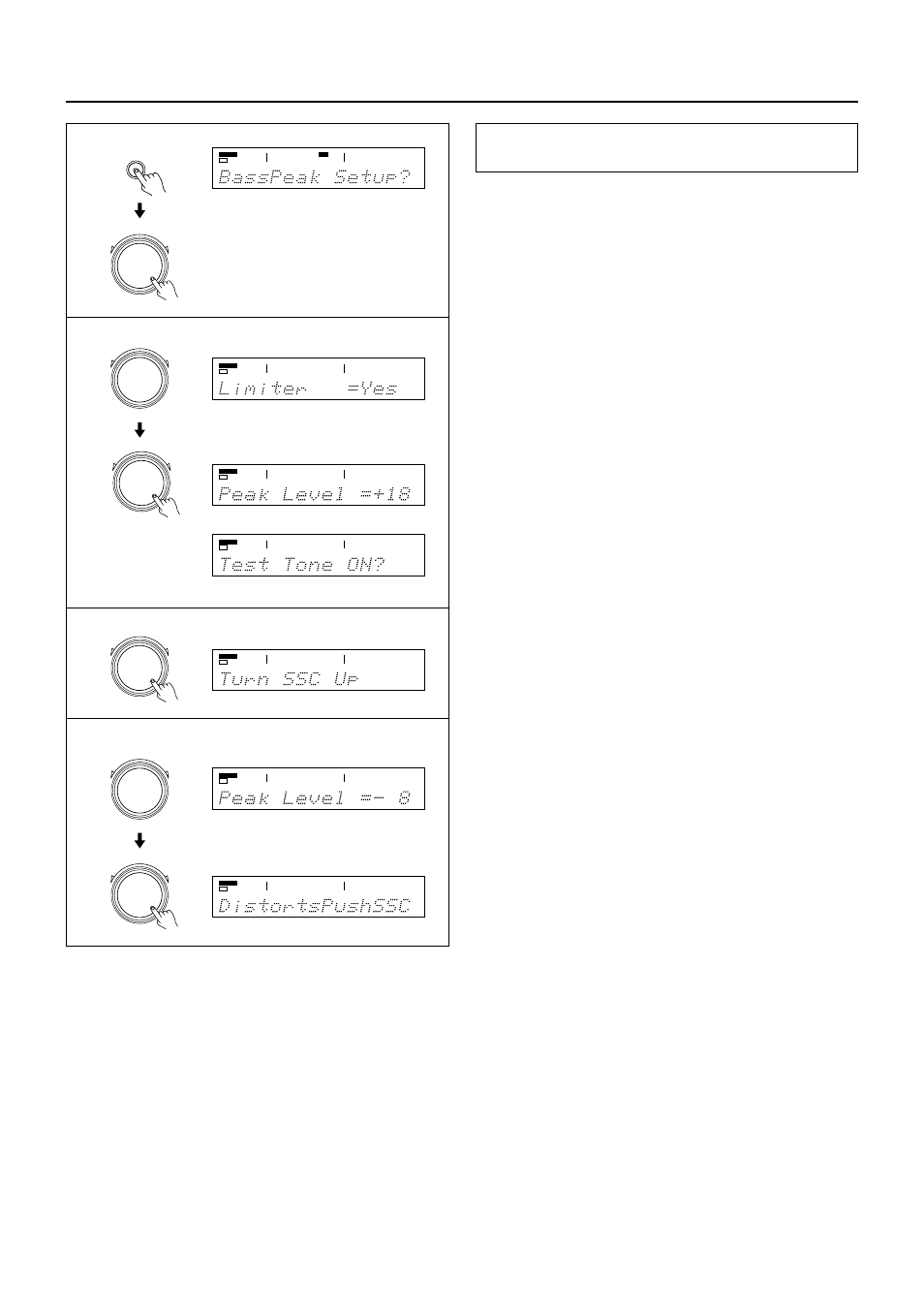 Setting the speaker level | Onkyo TX-DS777 User Manual | Page 22 / 64