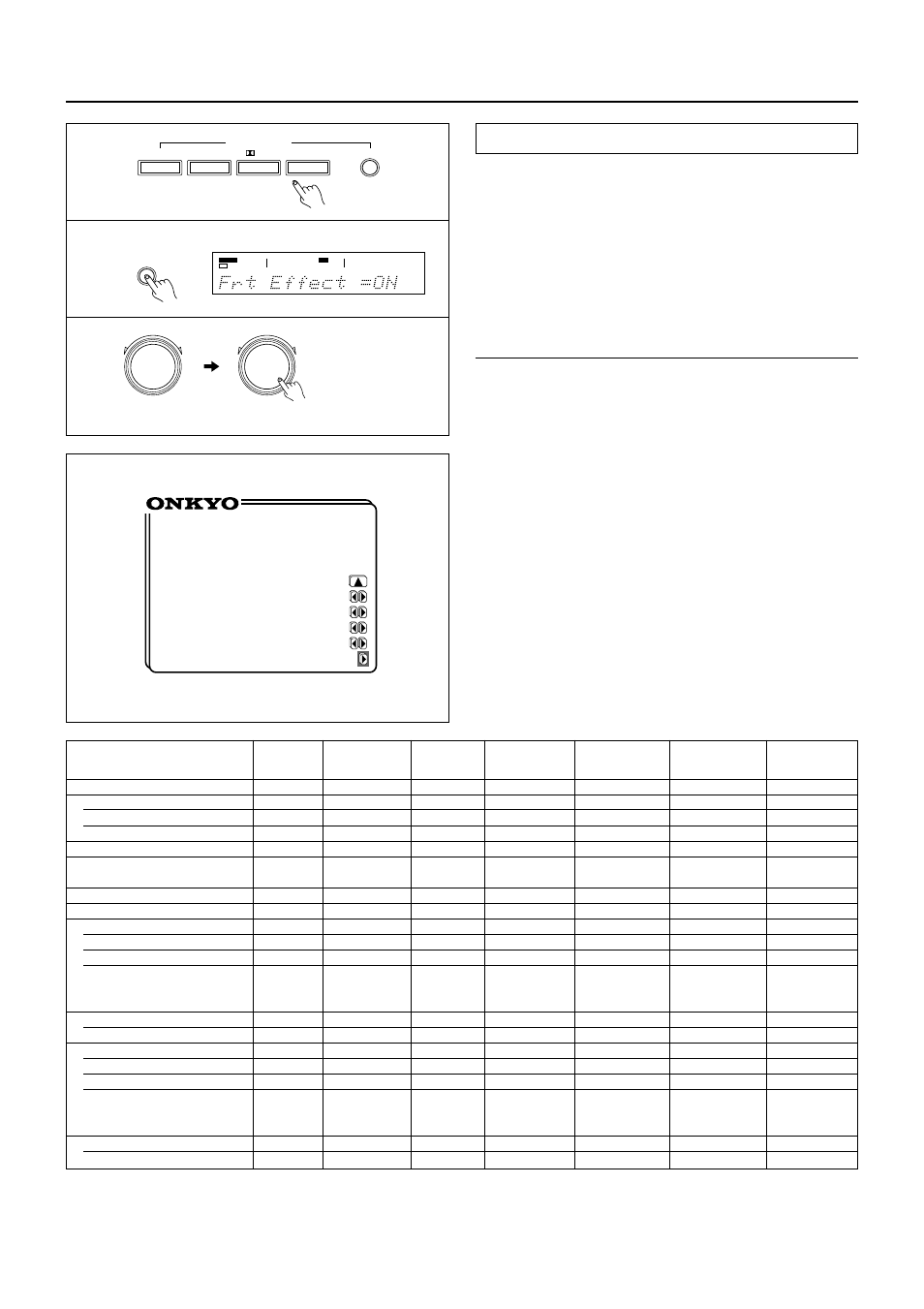 Setting the listening mode parameters | Onkyo TX-DS777 User Manual | Page 38 / 64
