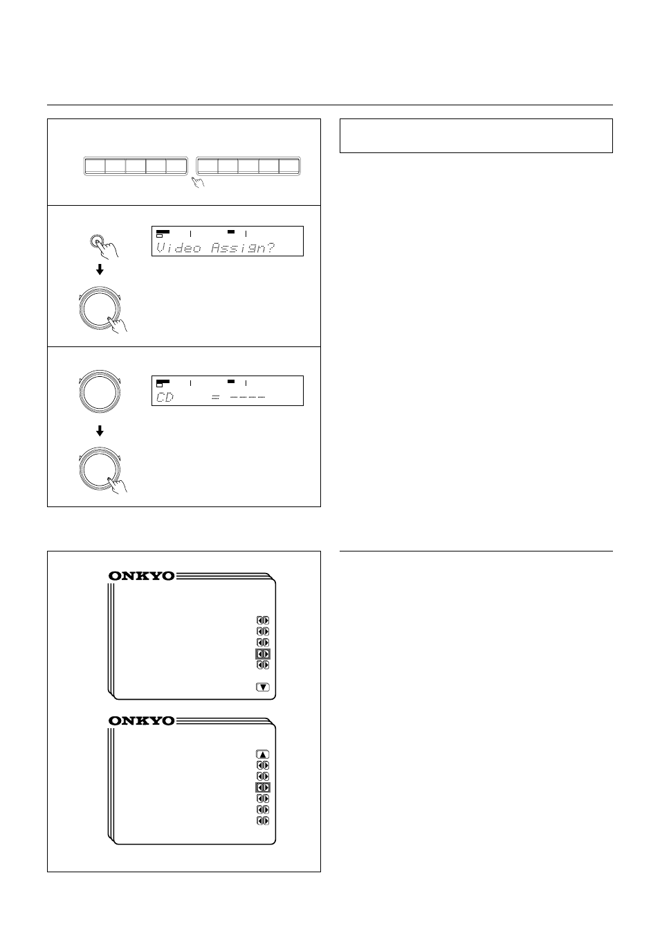 Using the on-screen display | Onkyo TX-DS777 User Manual | Page 40 / 64