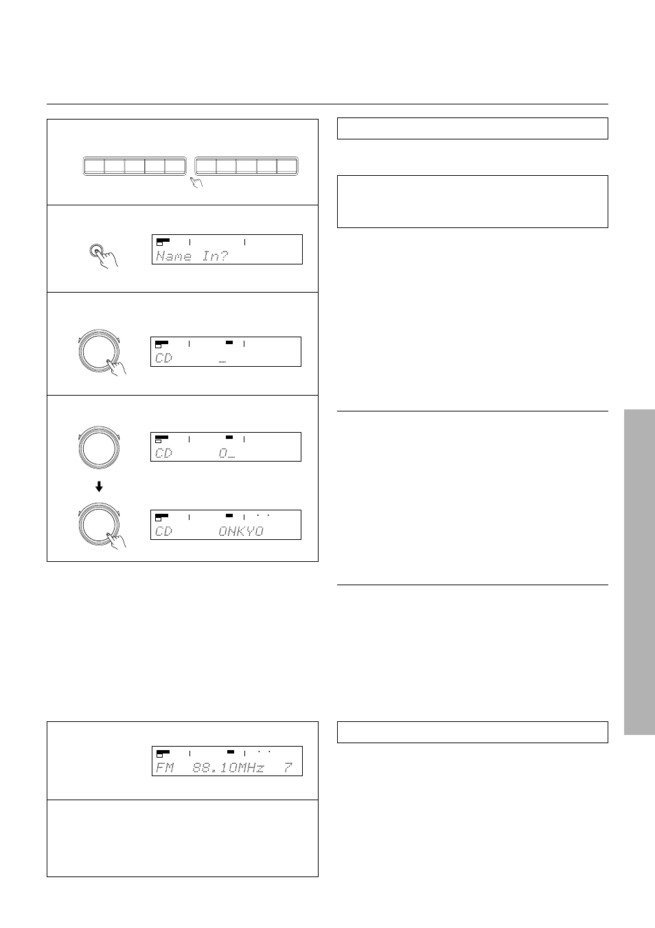 Giving a name to each input source, Giving a name to each preset radio station | Onkyo TX-DS777 User Manual | Page 41 / 64