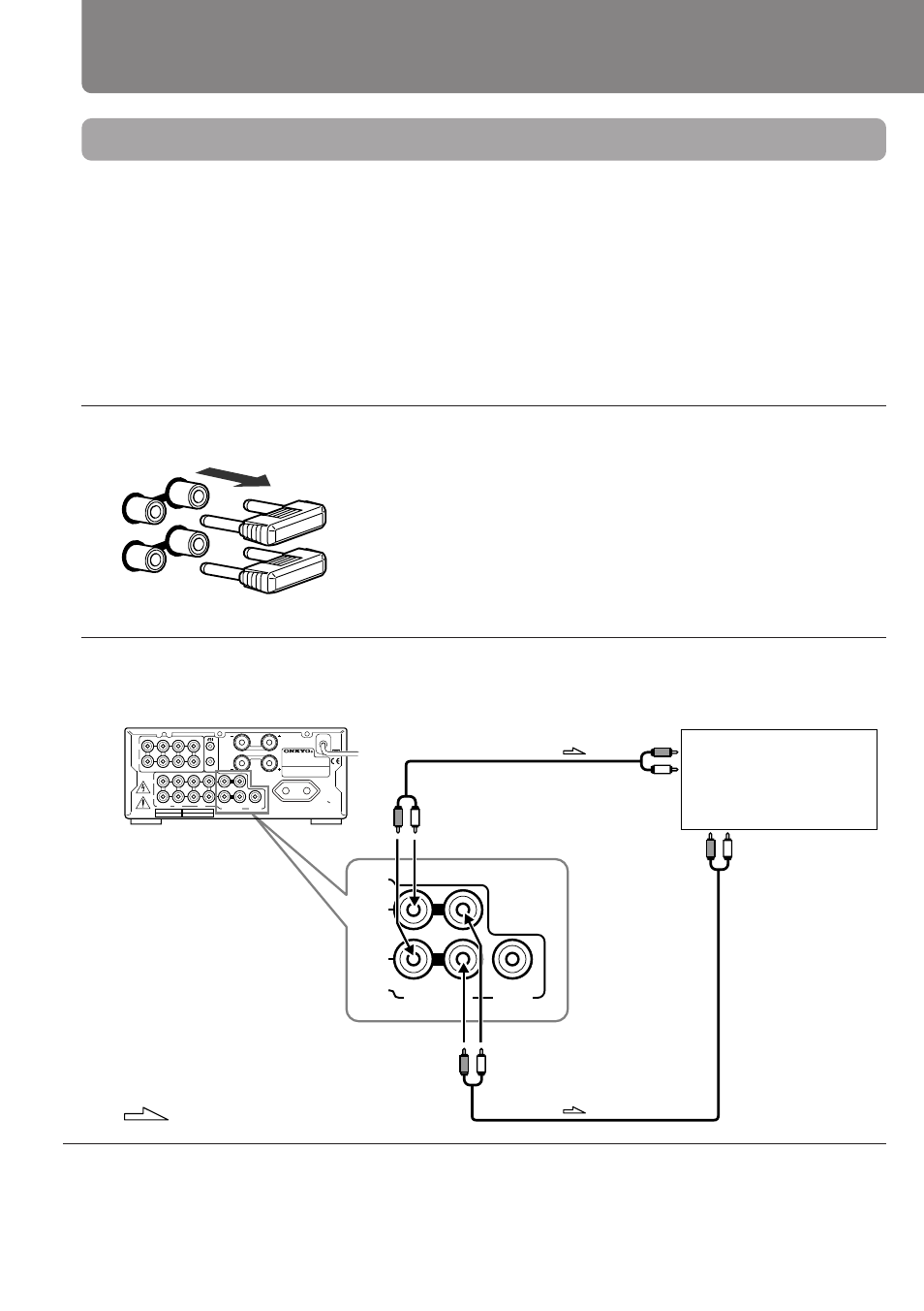 Connecting a sound processor, Connections, Connect the sound processor to the unit. this unit | Signal flow input output, Processor | Onkyo pmn User Manual | Page 12 / 28