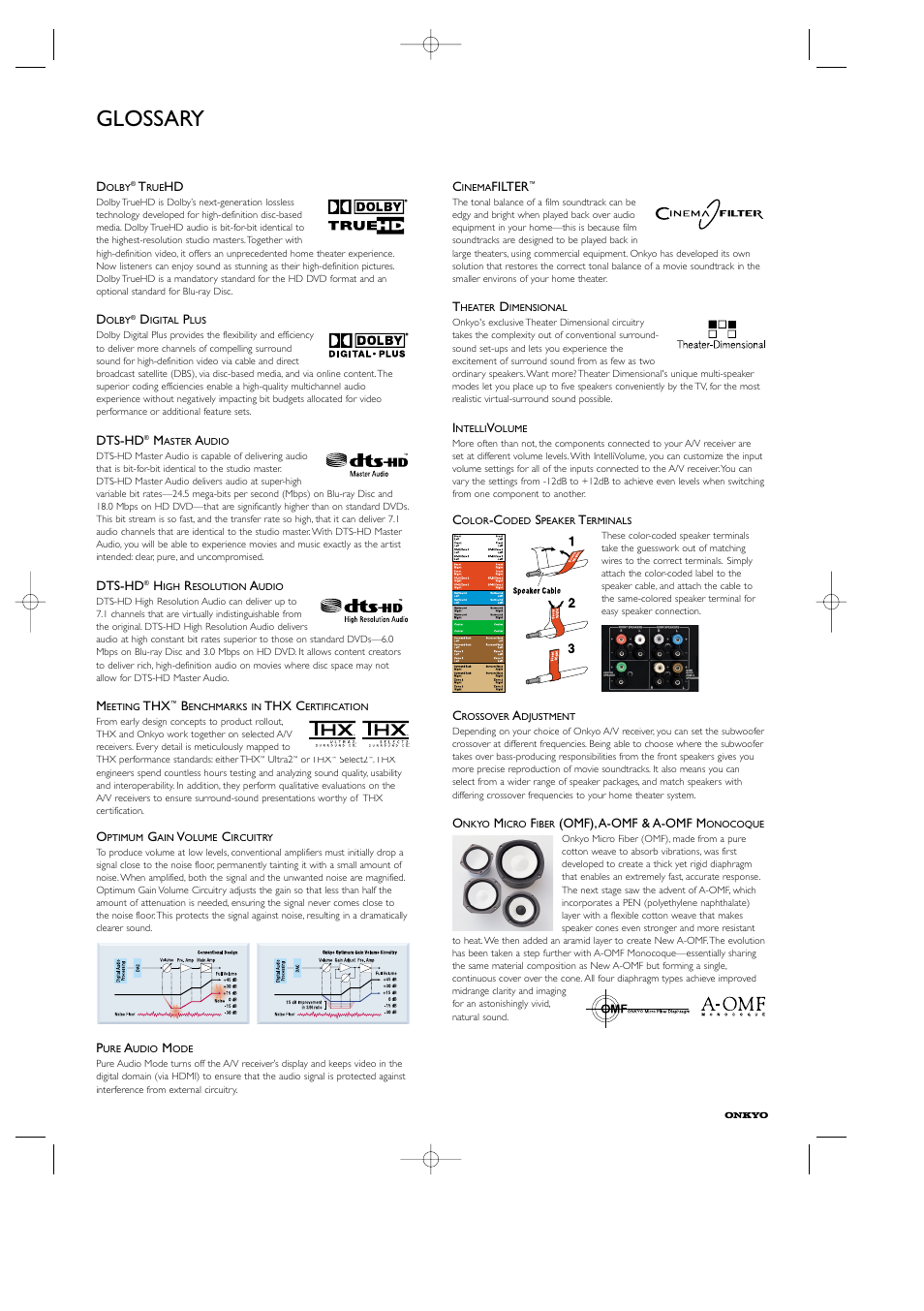 Glossary | Onkyo Liverpool AV-3600 User Manual | Page 3 / 8