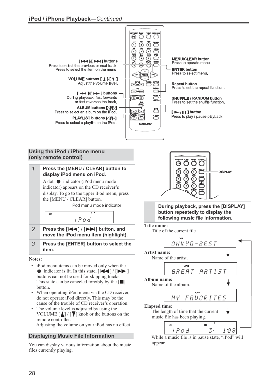 Onkyo CR-445 User Manual | Page 28 / 44