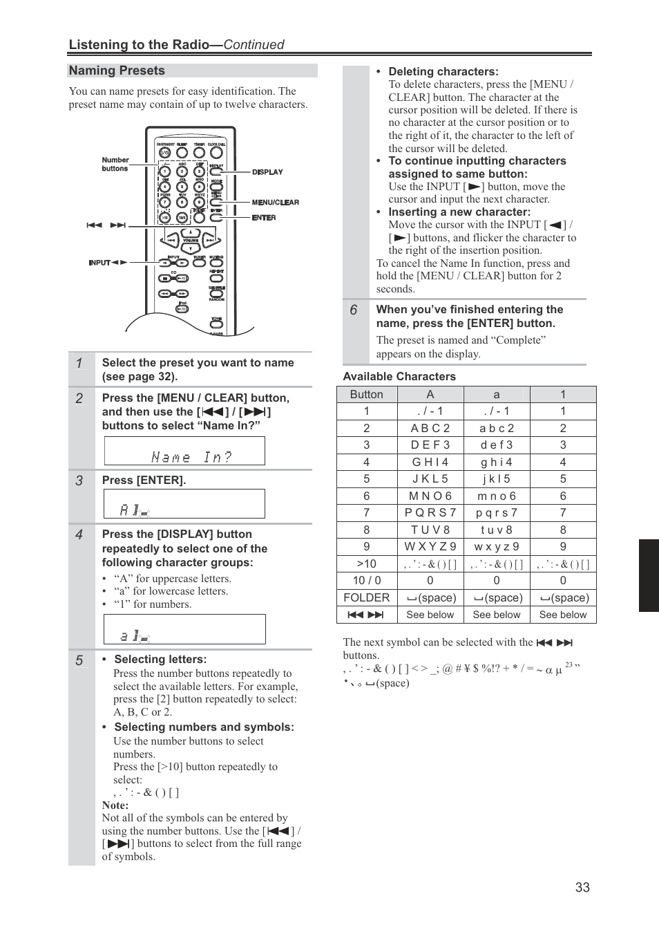 Onkyo CR-445 User Manual | Page 33 / 44