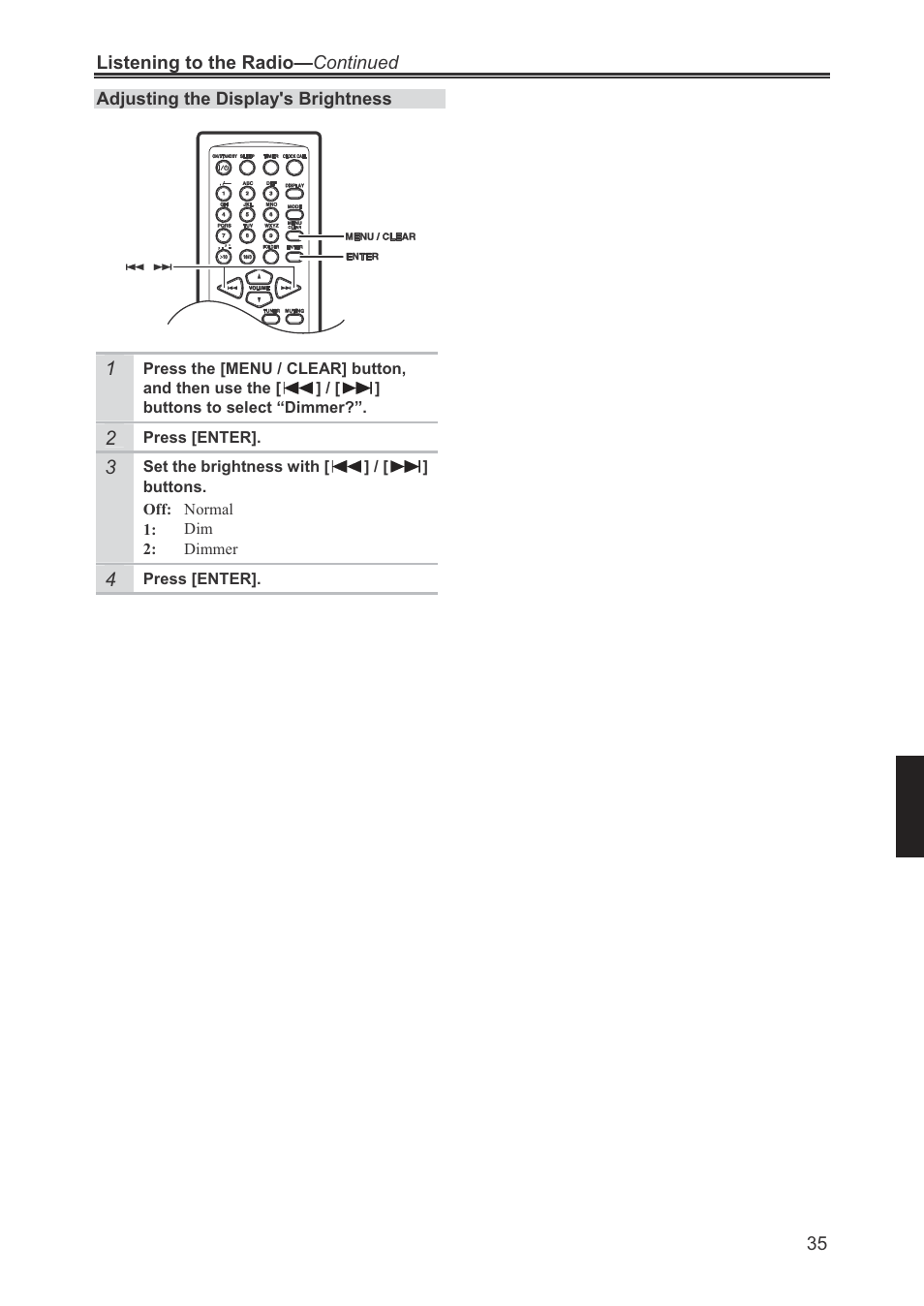 Onkyo CR-445 User Manual | Page 35 / 44